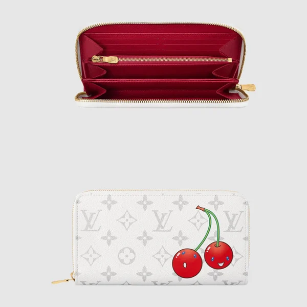루이비통 LV x TM Zippy Wallet 지피 월릿 무라카미 컬렉션 M14240 - 허시백